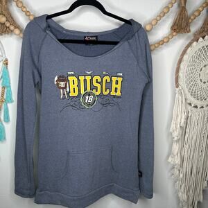 Chase Authentics NASCAR Kyle Busch Gray Hoodie